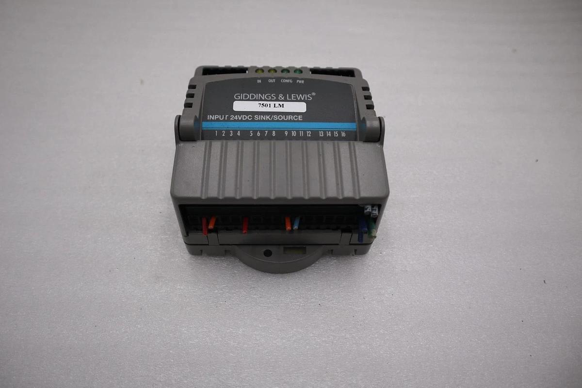 Used Giddings & Lewis M.1300.7372 R1 Input Module 24VDC SINK/SOURCE STOCK 5168A