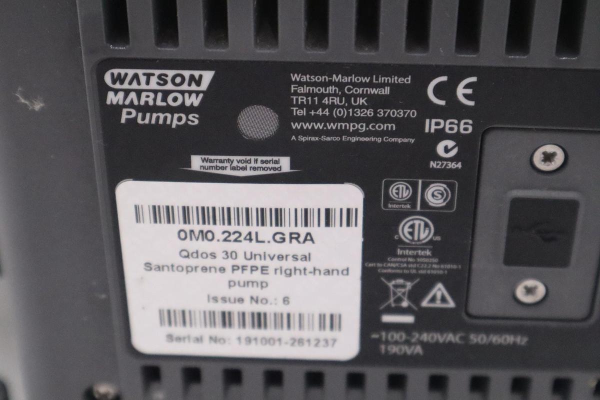Used Watson Marlow 0M0.224L.GRA Qdos30 Metering Pump STOCK SGF-248