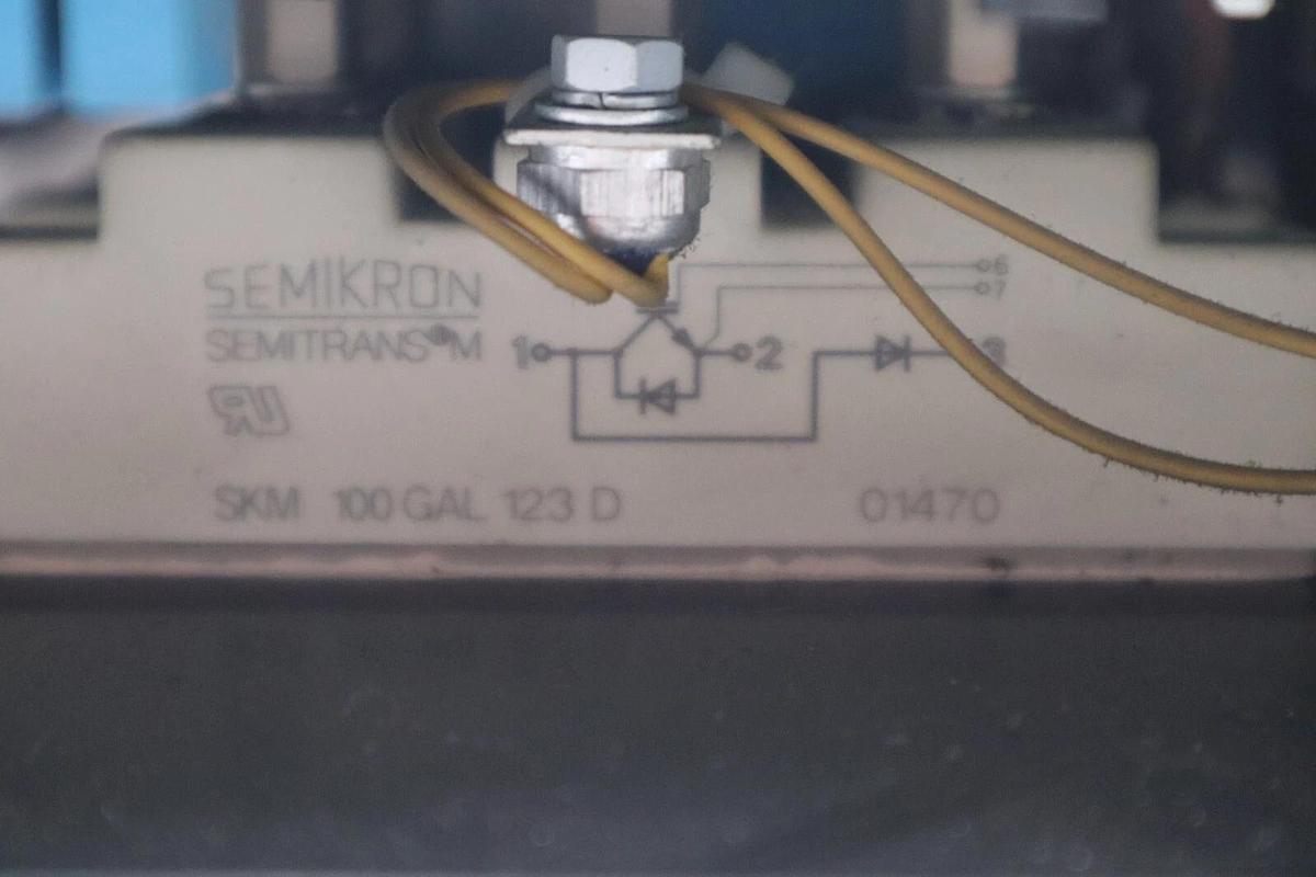 Used SIEMENS 6SE7028-0EA87-2DA0 BRAKING UNIT SIMOVERT STOCK 4779