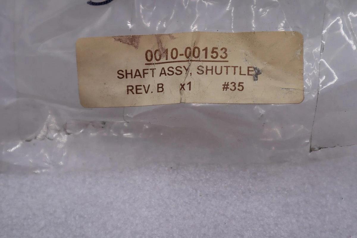 Used SHAFT ASSY, SHUTTLE 0010-00153 REV V NEW STOCK #K-1190-A