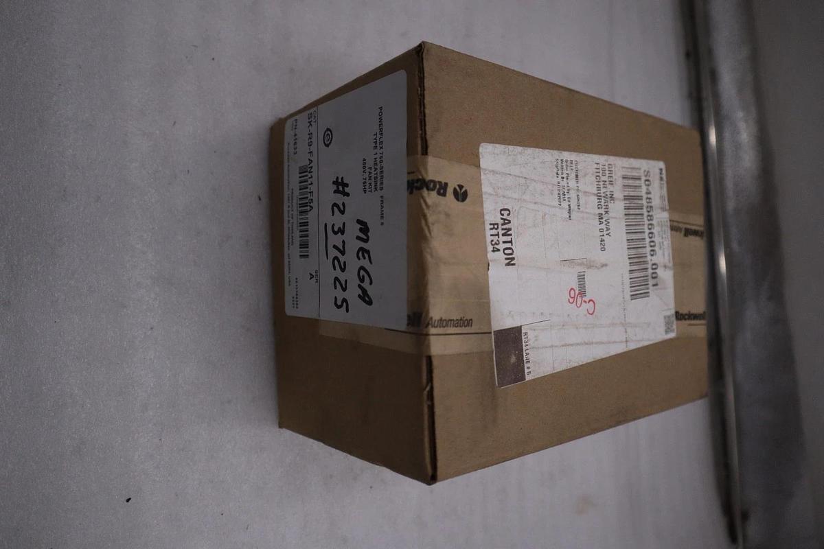 Used ALLEN BRADLEY SK-R9-FAN11-F5A FAN KIT HEAT SINK 480 VAC 75 HP - STOCK GF249