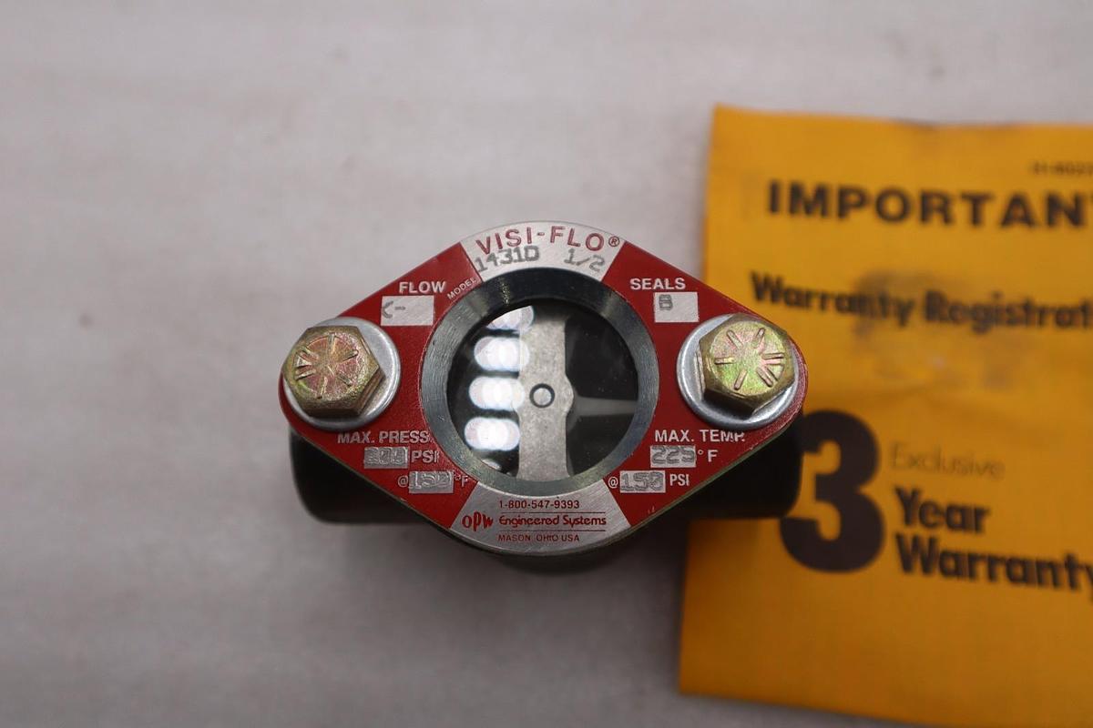 Used OPW 1431D VISI-FLO FLOW METER 1/2 IN - STOCK GF314A