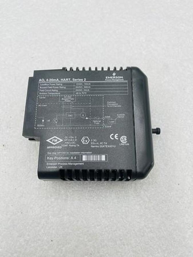 Used EMERSON DELTAV KJ3221X1-BA1 AO CARD 8 CH 4-20 MA HART SER 2 #K-2495
