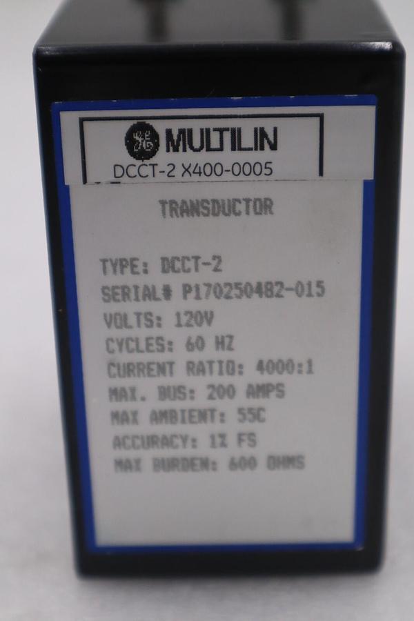 Used General Electric Ge DCCT-2 Multilin Transductor 4000:1 NEW STOCK G692A
