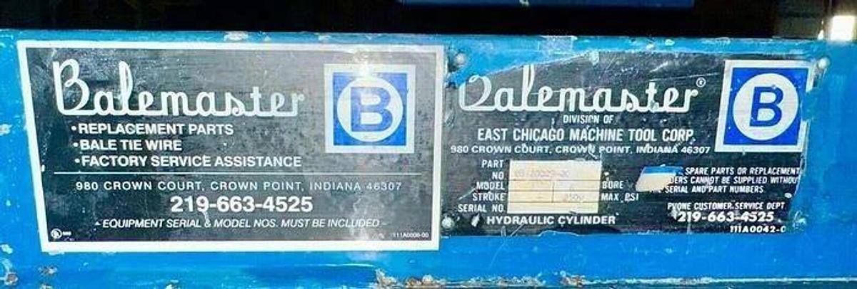 Used 30 HP BALEMASTER 4030G-6 6" CYLINDER MECHANICAL REBUILD 2022
