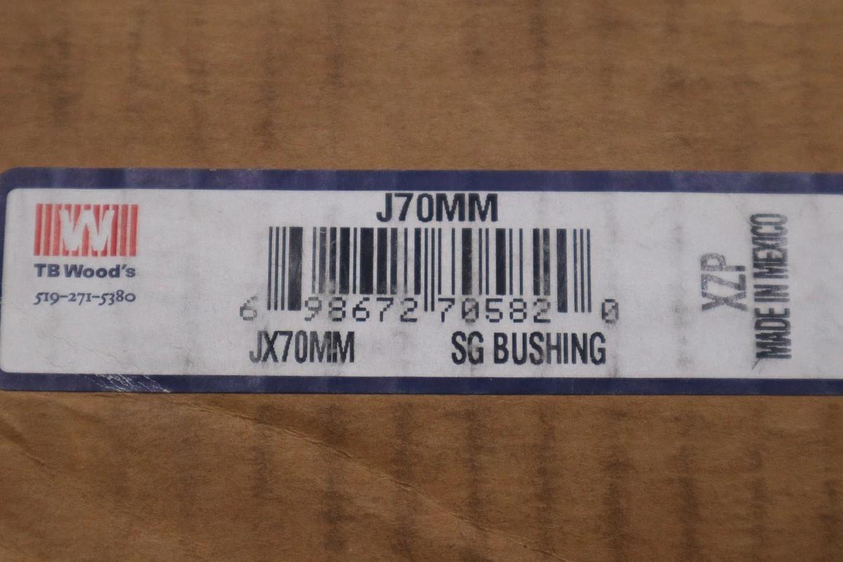Used TB WOOD'S J 70MM SG BUSHING - STOCK GF585