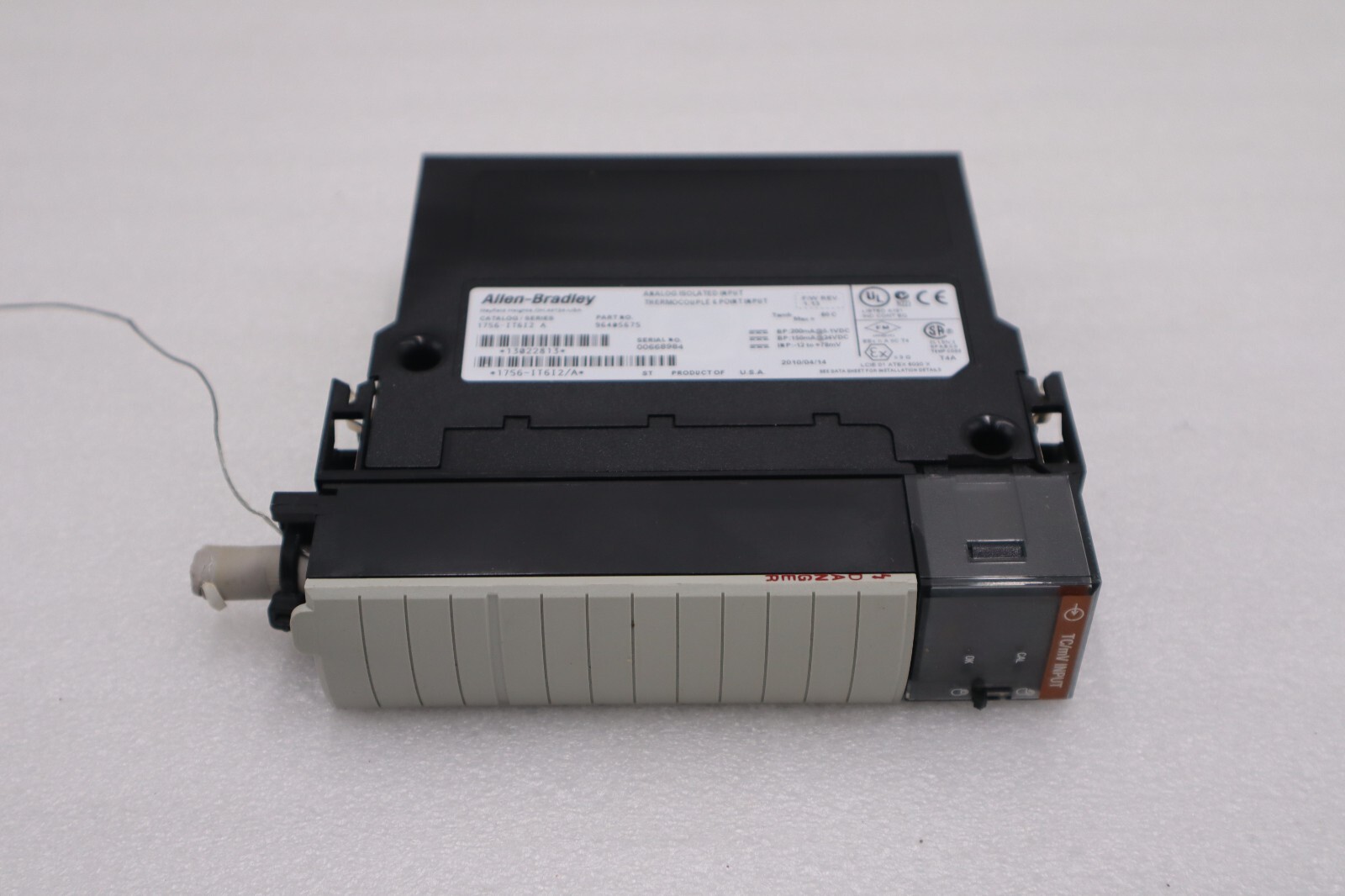Used Allen Bradley 1756-IT6I2 Ser A ControlLogix 6-Channel Analog Input Module #H119A