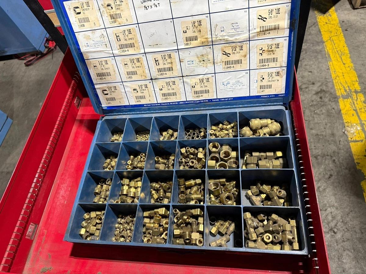 Used VIDMAR STYLE 9 DRAWER CABINET  (NO CONTENTS)