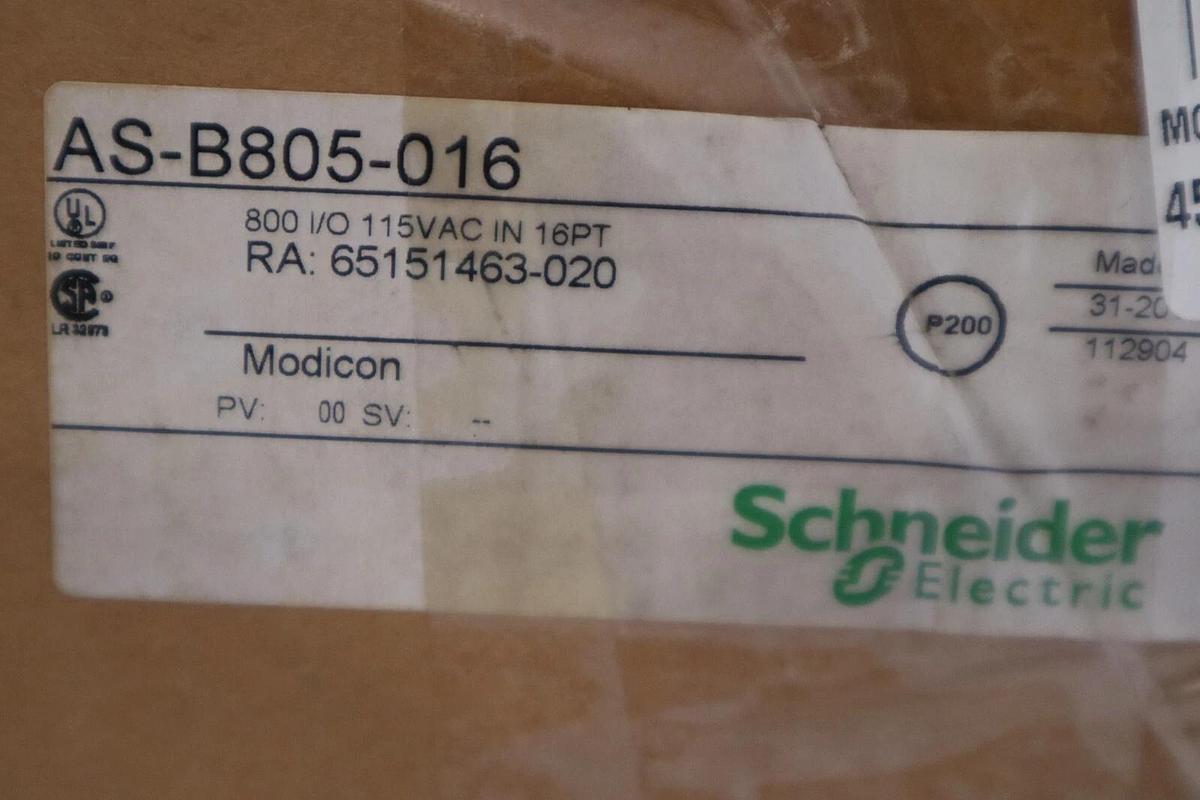 SCHNEIDER ELECTRIC AS-B805-016 / ASB805016 (NEW IN BOX) STOCK G501
