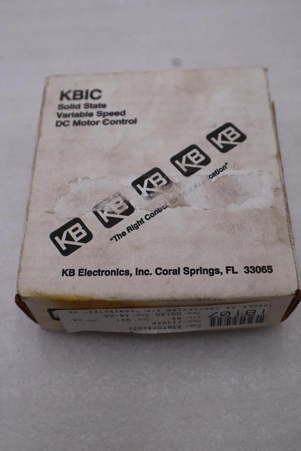 KB ELECTRONICS KBIC-120 / KBIC120 DC MOTOR SPEED CONTROL - STOCK GF561A