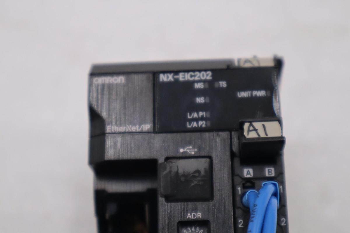 Used Omron NX-EIC202 Communication Coupler 24VDC Ver 1.2 Used INV=33271 #5890A