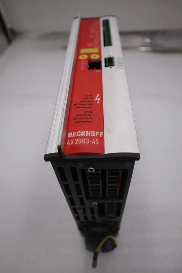 Used Beckhoff AX2003-AS S60301-520 Digital Compact Servo Drive Amplifier STK K-408-D