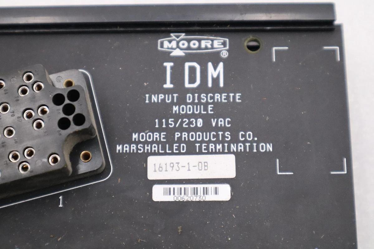 Used MOORE INDUSTRIES 16193-1-0B / 1619310B TERMINAL ASSEMBLY STK H1494