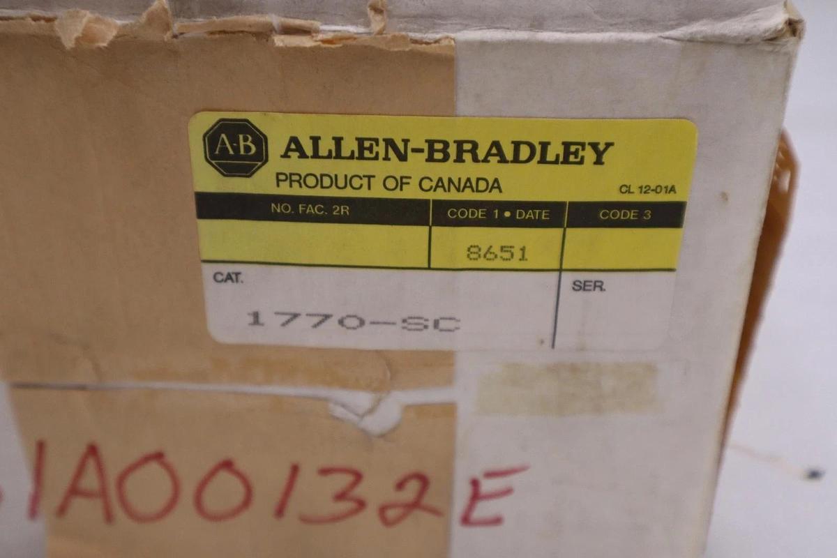 NEW OPEN BOX AB ALLEN BRADLEY 1770-SC STATION CONNECTOR 1770SC STK 851B