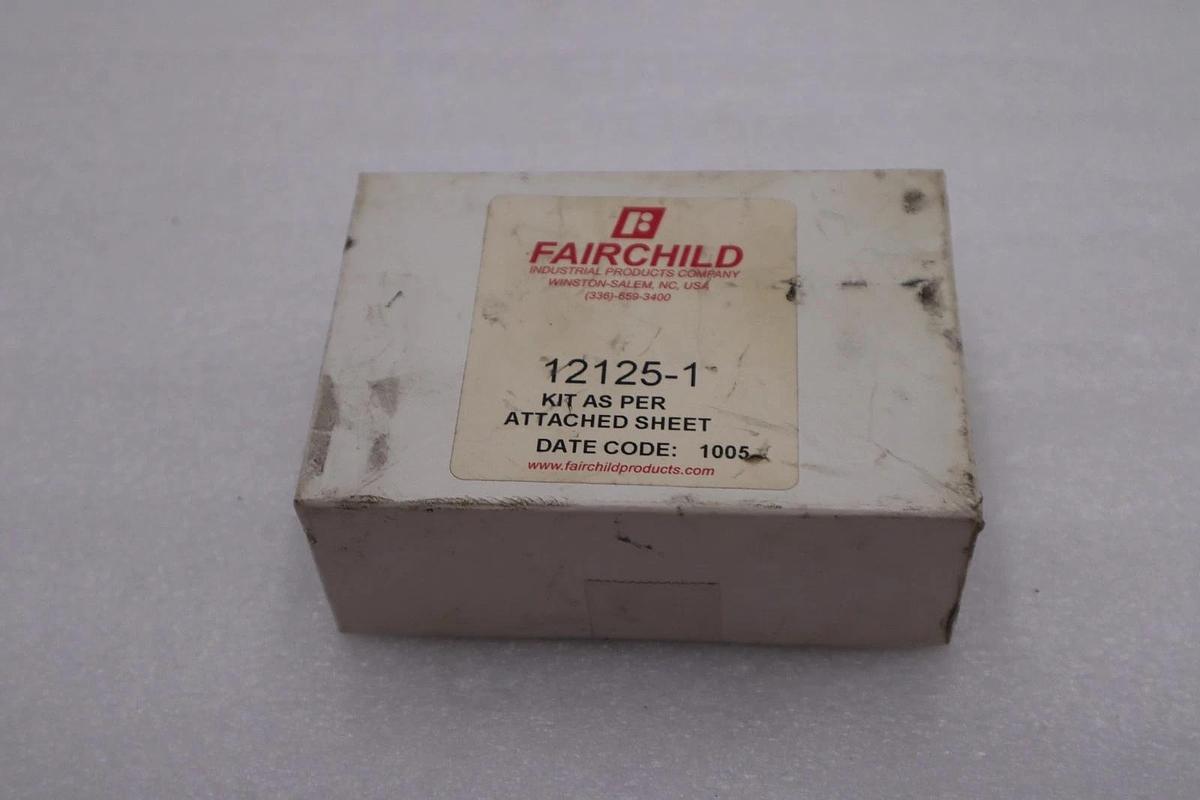 Used NEW Fairchild 12125-1 Regulator Repair Kit 121251 STK K322A