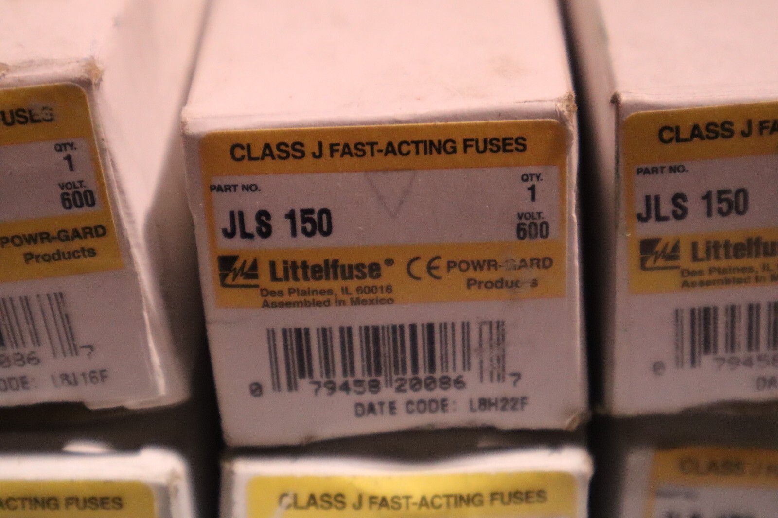 LittleFuse JLS150/ JLS 150 Powr-Gard Class J fuse 150amp STOCK 5808