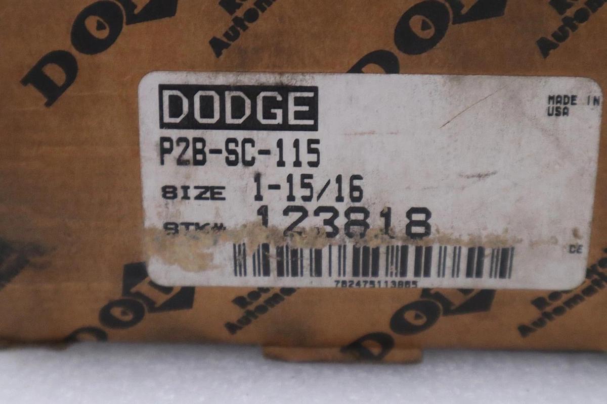 DODGE P2B-SC-115 1-15/16" Pillow Block Bearing 2-Bolt Cast Iron NEW STK CC110