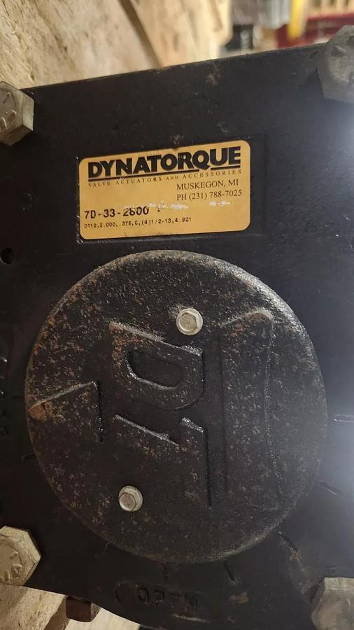 Used Dynatorque 7D-33-2600 Manual VBALL Valve 6in 316SS STOCK PF-208
