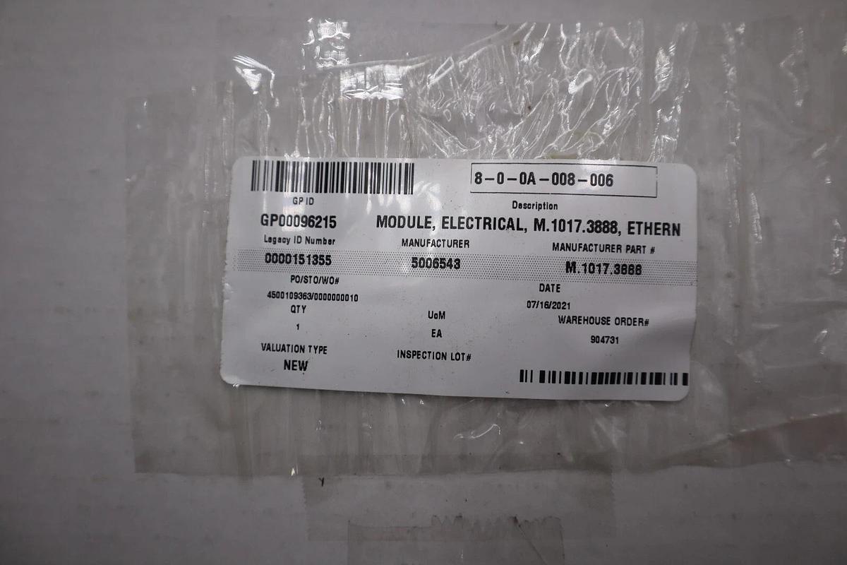 Used NEW Giddings & Lewis M.1017.3888 M10173888 MMC Ethernet Module STOCK 305-C