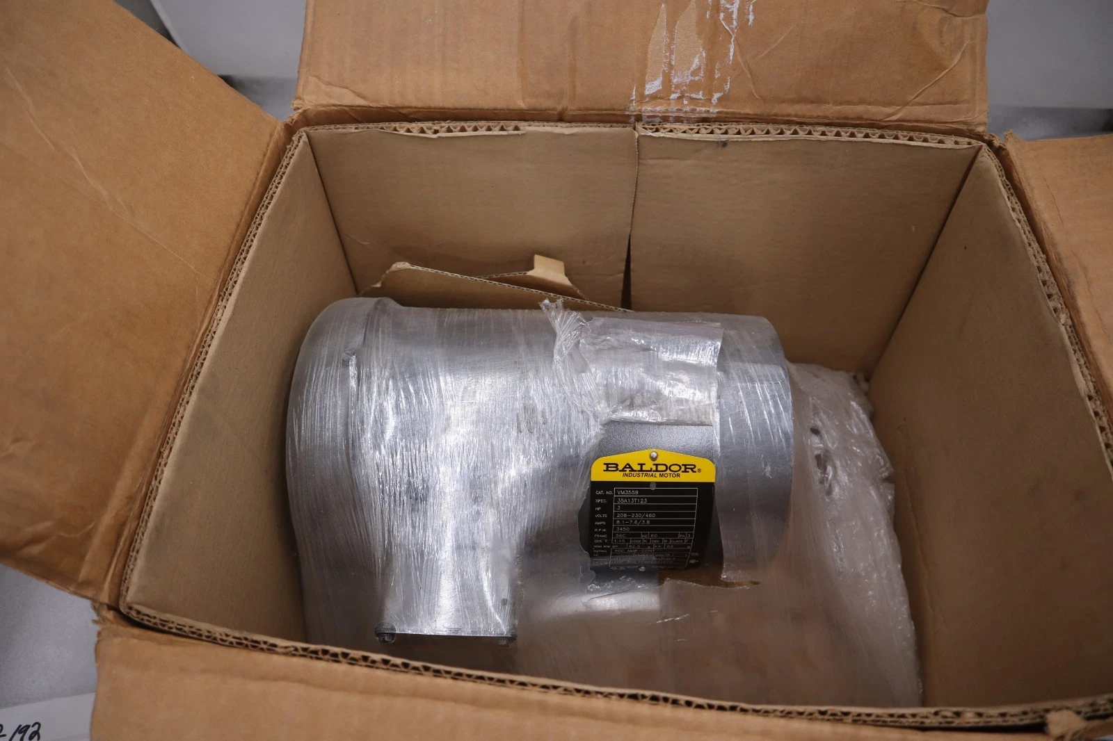 Baldor VM3559 AC Motor 208-230/460v-ac 3450rpm 3hp NEW IN BOX STOCK HP-184