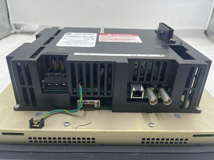 Used Allen-Bradley PanelView 1000 2711-T10C15X Black 10" Touch Screen SER D STOC 2127
