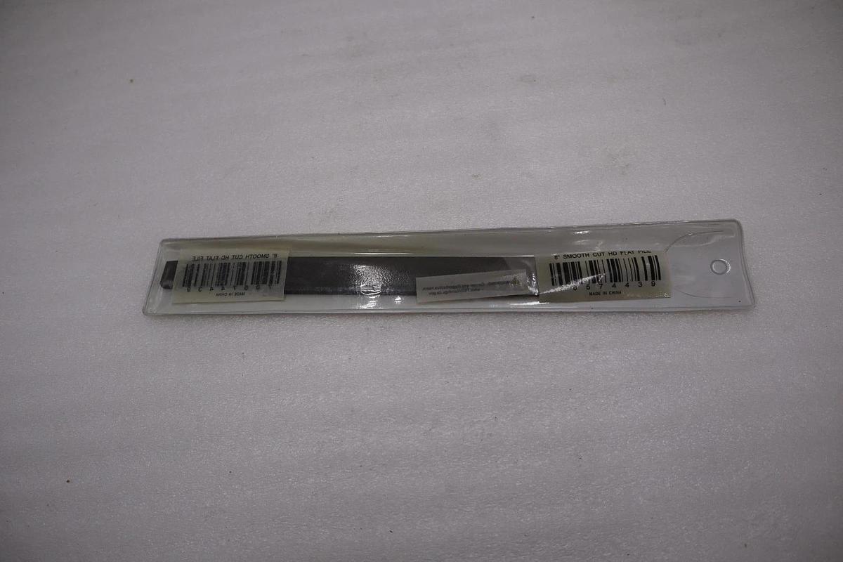 Used LOT OF 5 - Grobet 8" Smooth Cut Flat American Pattern File USA STOCK H711A