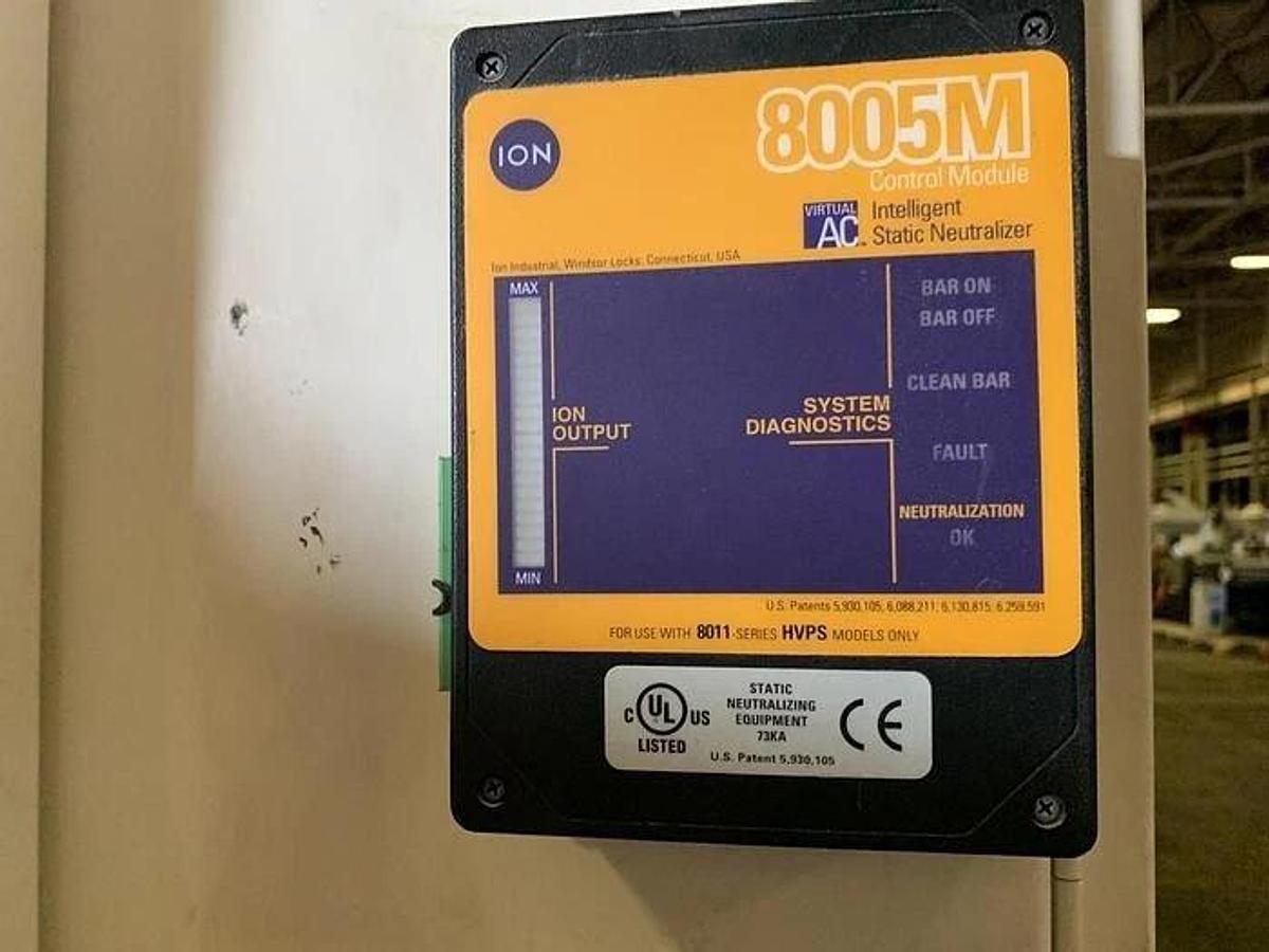 Used 66" GEOMETRICS SHAFTLESS TURRET UNWIND WITH SPLICING 40" OD CAPACITY