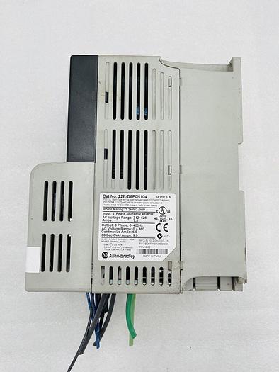 Used Allen Bradley 22B-D6P0N104 /A PowerFlex 40 AC Drive 2.2kW/3HP 6A FRN 6.02 #L-720