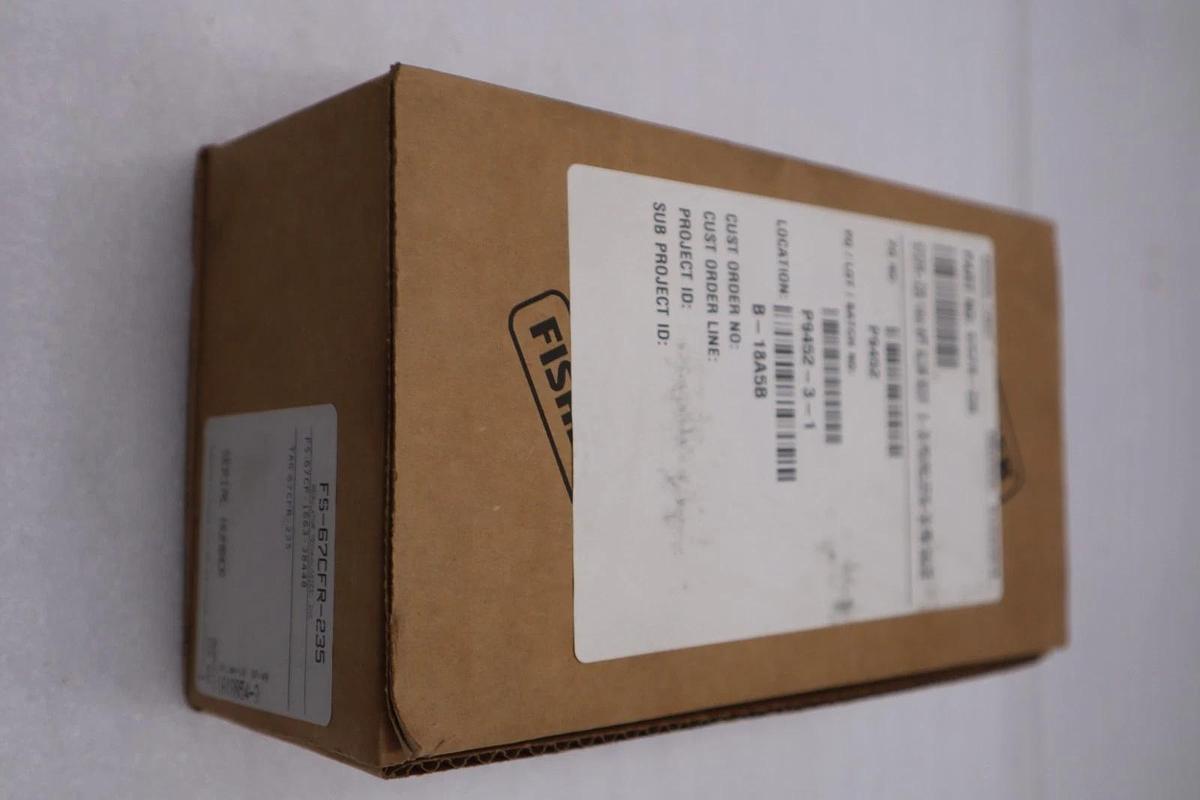 Used FISHER FS-67CFR-235 FILTER REGULATOR SPG RANGE 0-35PSI MAX 250PSI STOCK GF-754