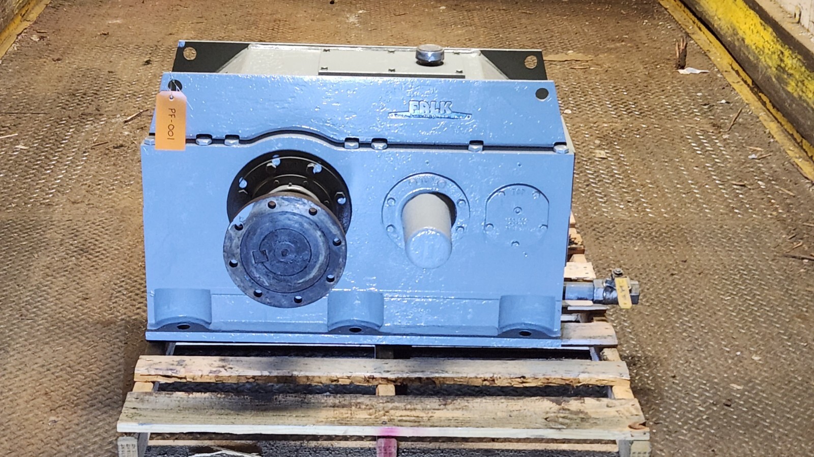Used FALK ENCLOSED GEAR DRIVE SPEED REDUCER 7.357 RATIO 2080Y1-LD