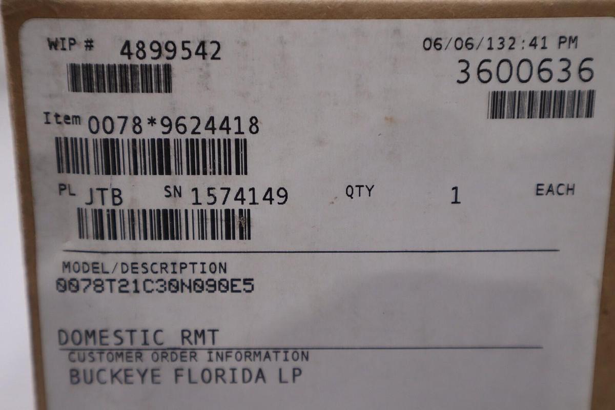 Used ROSEMOUNT 0078T21C30N090E5 EMERSON TEMPETURE SENSOR STOCK #G-371
