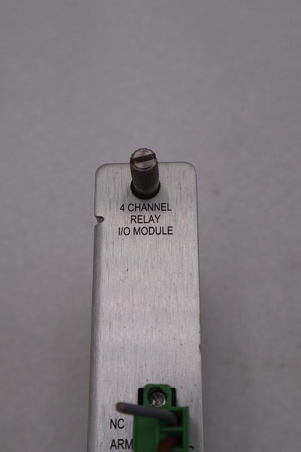 Used BENTLY NEVADA 125720-01 4 CHANNEL RELAY I/O MODULE STOCK #K-1410