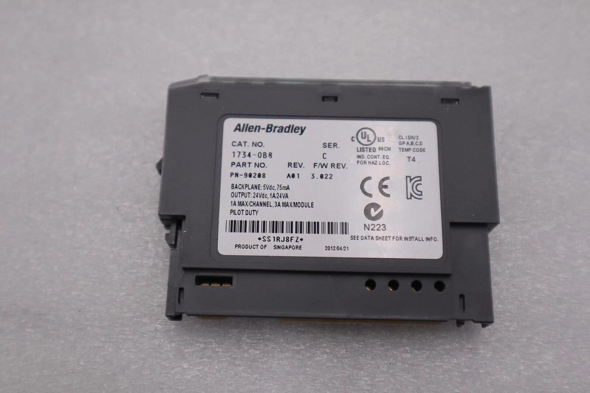 Allen Bradley 1734-0B8 I/O Module 1734-OB8 FACTORY SEALED USA STOCK L-504-C