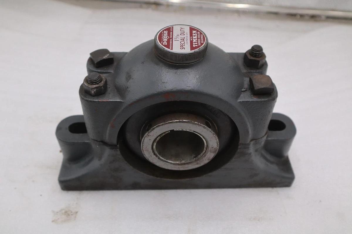 NEW DODGE 2-BOLT PILLOW BLOCK BEARING 1-15/16" BORE SPECIAL DUTY EXPANSION CC-58