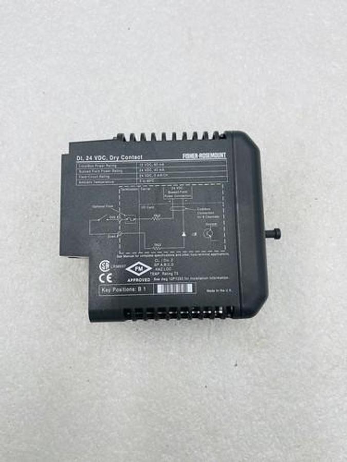 Used EMERSON DELTAV KJ3001X1-BB1 DI 8 CH 24VDC DRY CONTACT #K-2605