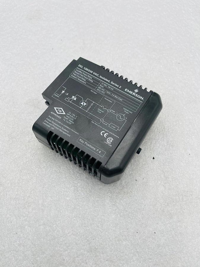 Used Emerson DeltaV KJ3209X1-BA1 Output Module DO VAC Isolated #K-2631