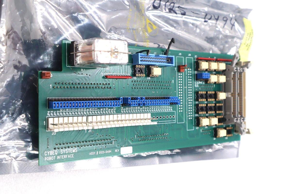 Used NEW CYBEQ 0125-0494 INTERFACE BOARD STOCK #2721