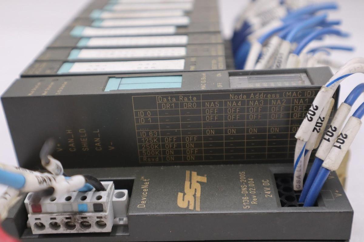 Used LOT OF SIEMENS PLC MODULES (AS PHOTOGRAPHED) STOCK G-383B