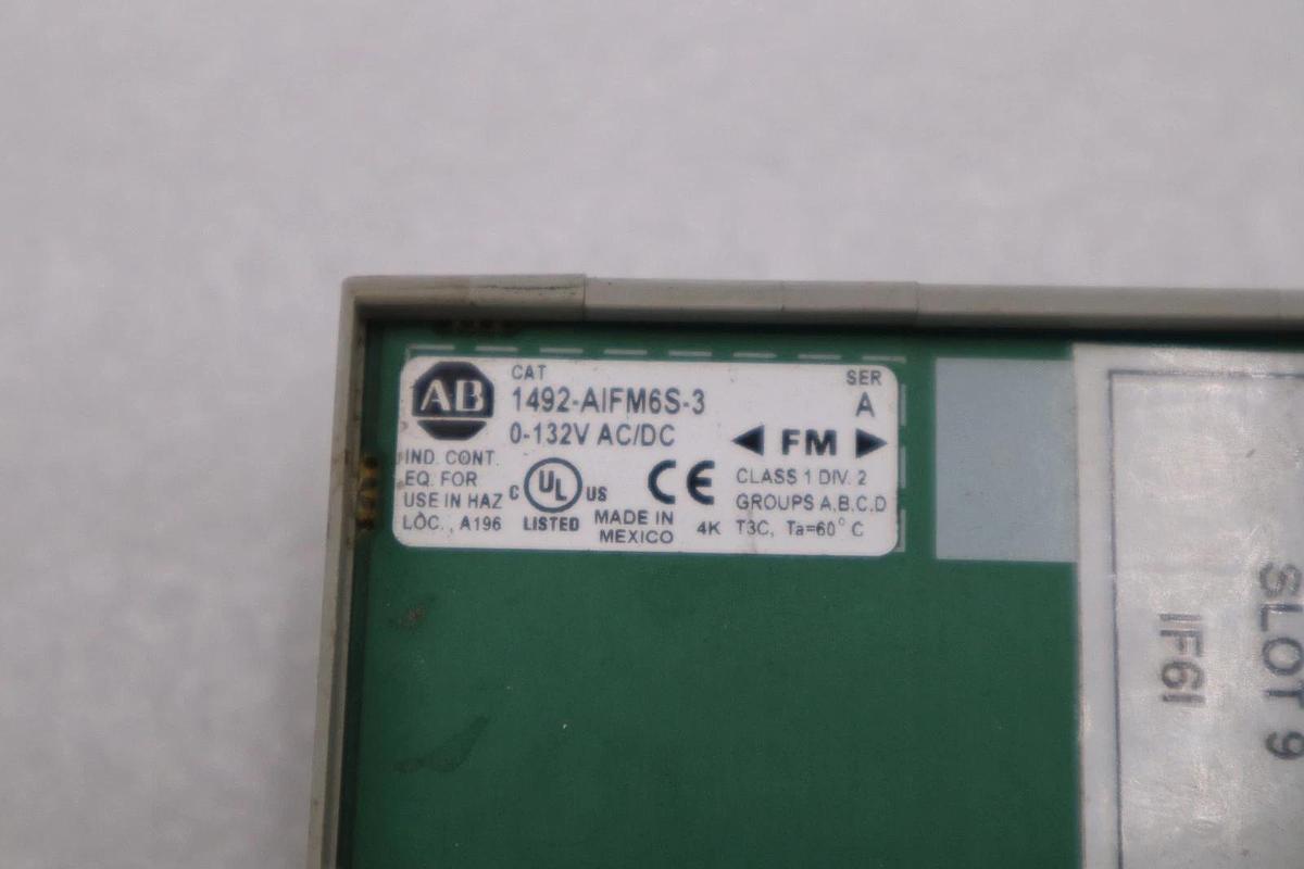 Used AB Allen Bradley Input Interface Module 1492-AIFM6S-3 1492AIFM6S3 STK H1415A