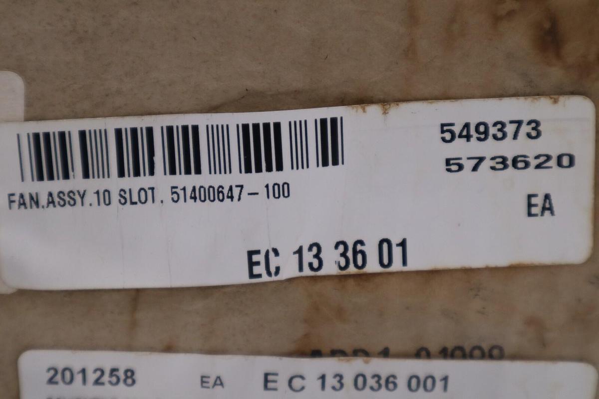 NEW HONEYWELL 51400647-100 10 Slot Fan Assembly Rev.G STOCK G309