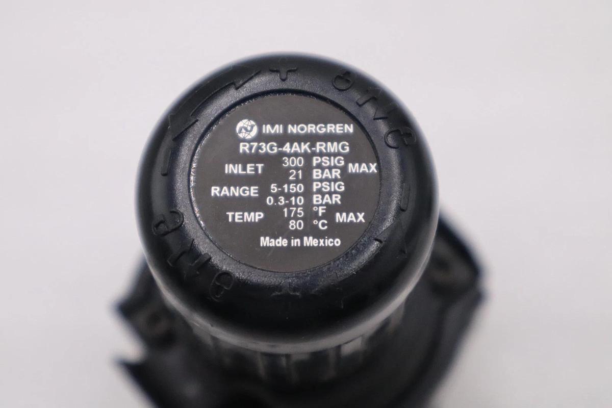 Norgren R73G-4AK-RMG/ R73G4AKRMG Pressure Regulator  - NEW NO BOX - STOCK H1503