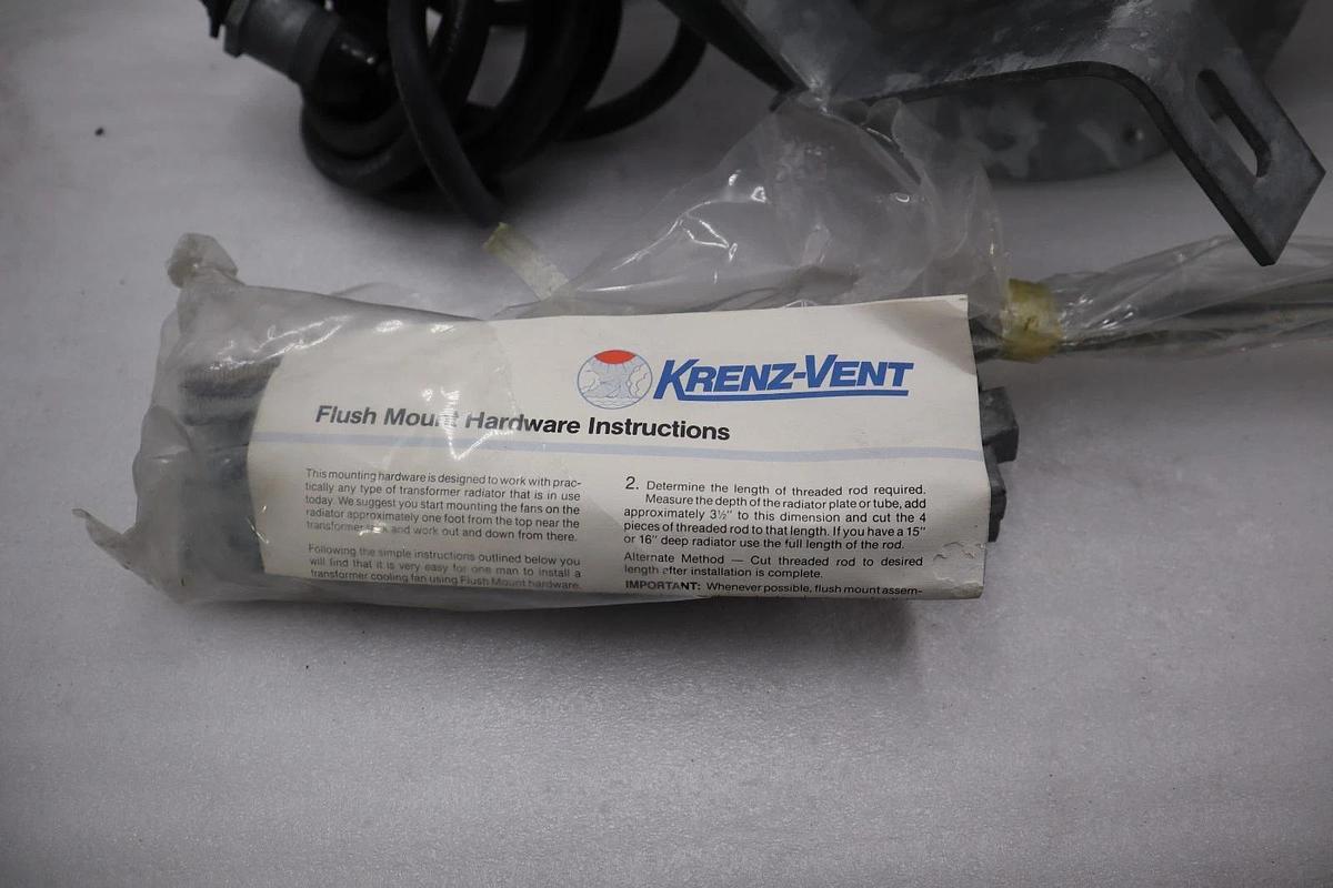 Used Krenz-vent A4P11NB1H Transformer Cooling Fan 1140 RPM 1/6 HP 60HZ - STOCK 5045CC