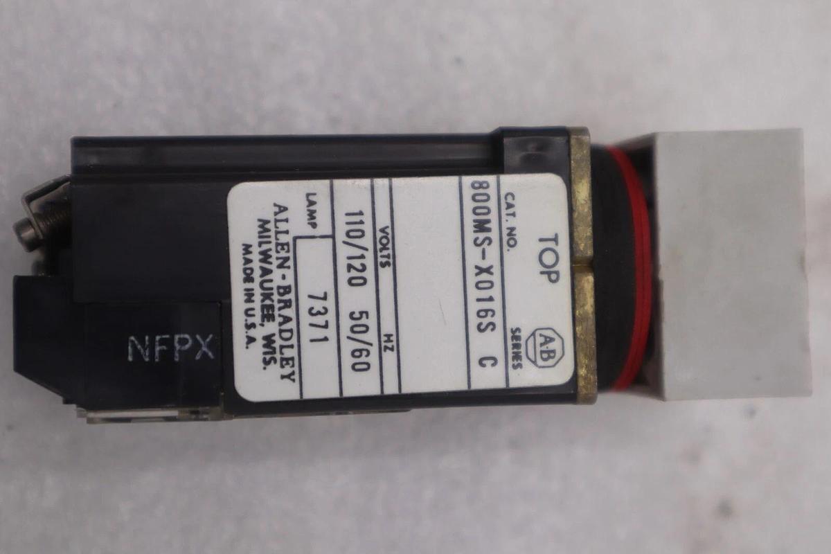 ALLEN BRADLEY BULLETIN 800MS-X0165 SERIES A STOCK #K-3694