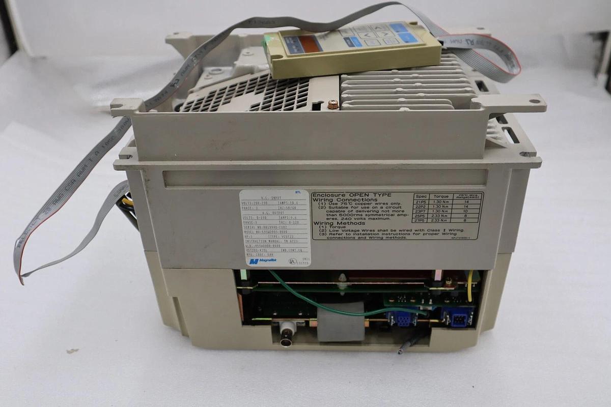Used MAGNETEK 53SW2003-0000 VCD 723 3 PHASE AC DRIVE/45SW0000-0000 3HP STOCK 1397-C