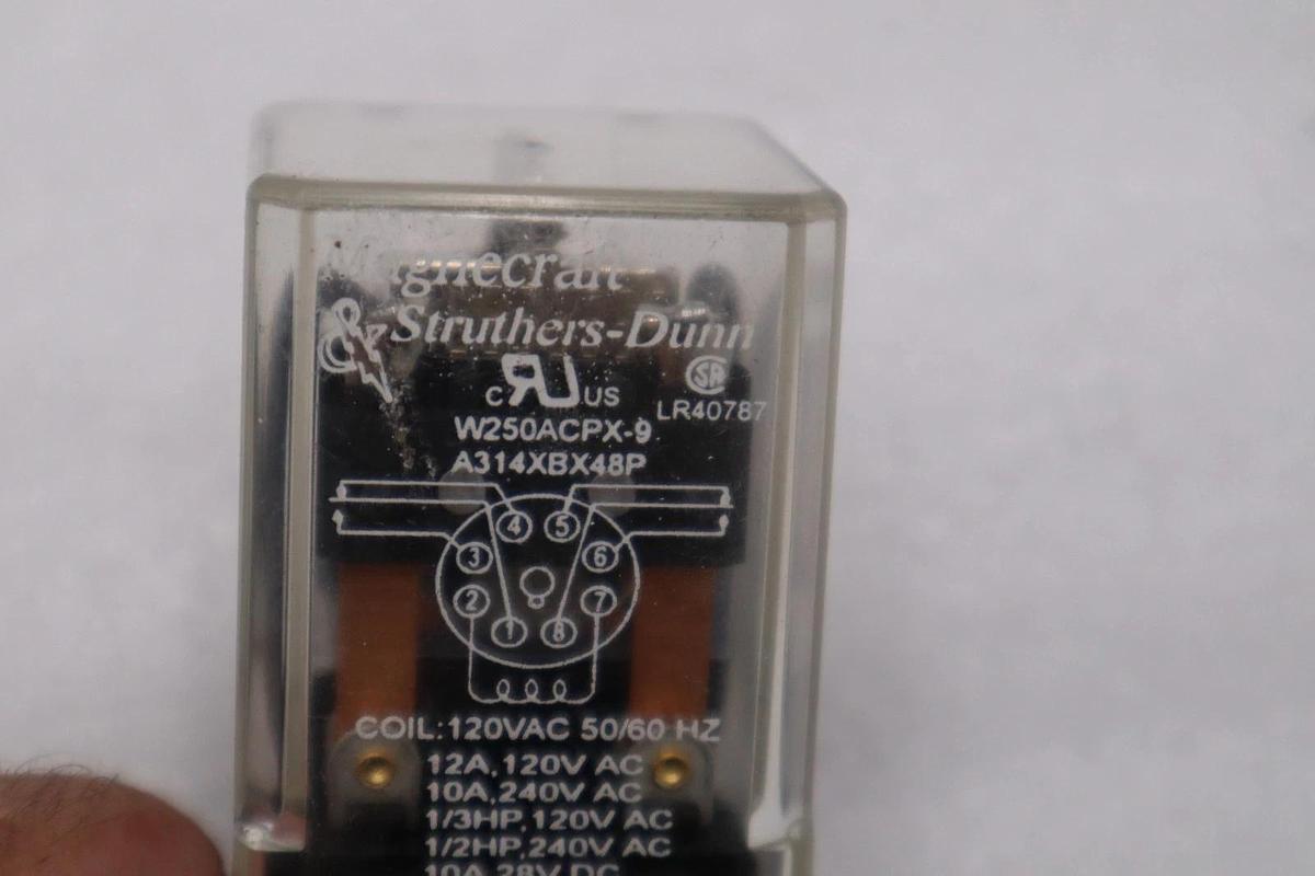 MAGNACRAFT W250ACPX-9 GENERAL PURPOSE RELAY STOCK H1291A