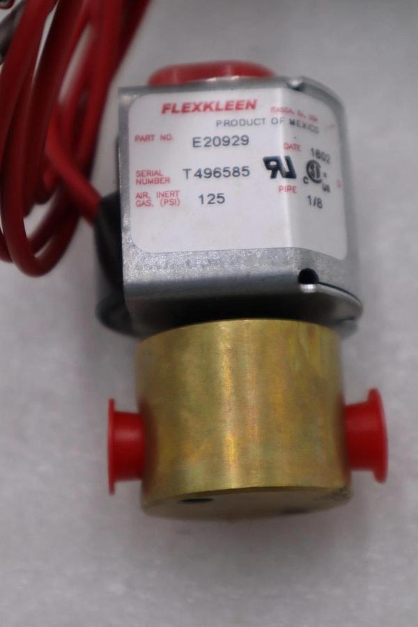 Used NEW ASCO FLEXKLEEN E20929 125PSI 1/8" NSNP STOCK H762A