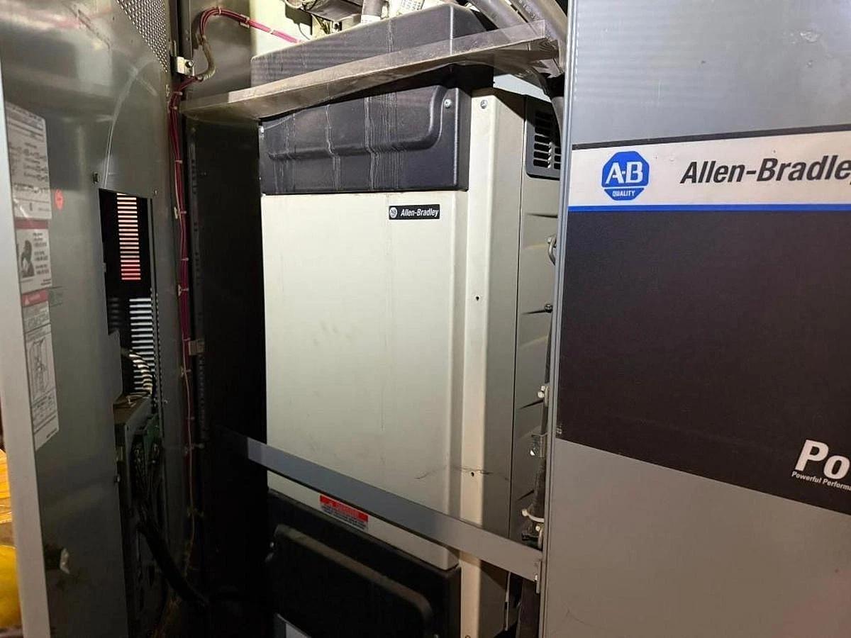 Used 200 HP ATLAS COPCO GA160W AIR COMPRESSOR WITH ALLEN BRADLEY VFD 600V
