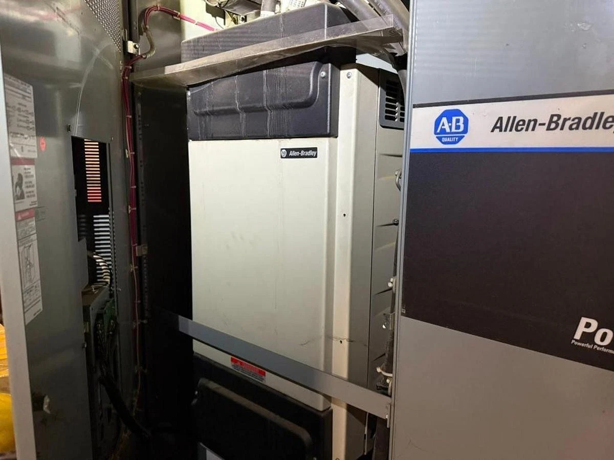 Used 200 HP ATLAS COPCO GA160W AIR COMPRESSOR WITH ALLEN BRADLEY VFD 600V
