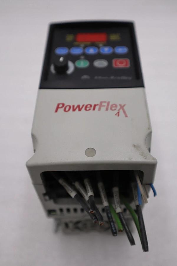 Used Allen Bradley AB 22A-D2P3N104 /A PowerFlex 4 AC Drive 1HP 3Ph 480V STOCK H1808