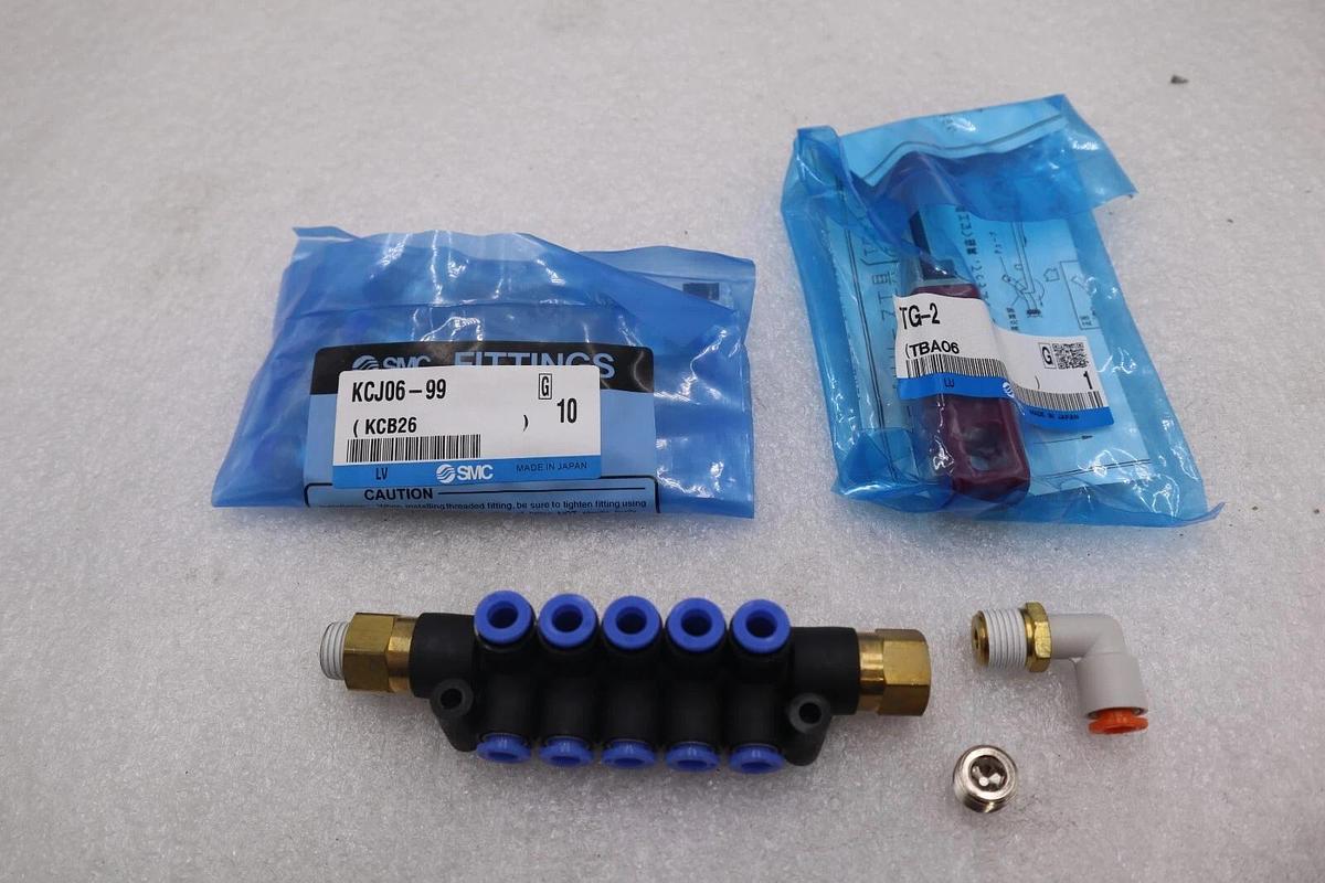 Used New OPEN BOX SMC self-sealing connector KCJ06-99 STOCK K-2571